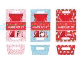 Wholesale Christmas Kids Cardboard Hamper Set 23cm x 18cm Wholesale Christmas Kids Cardboard Hamper Set 23cm x 18cm