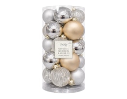 Wholesale Nordic Medium Baubles 20pk Wholesale Nordic Medium Baubles 20pk