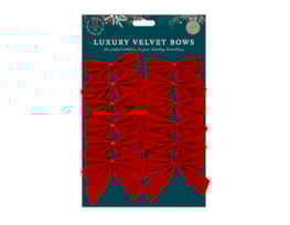 Wholesale Red Velvet Christmas Bows | Bulk Buy Christmas Decorations Wholesale Red Velvet Christmas Bows | Bulk Buy Christmas Decorations