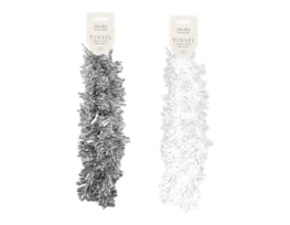 Wholesale White & Silver Christmas Tinsel | Bulk Buy Christmas Decorations Wholesale White & Silver Christmas Tinsel | Bulk Buy Christmas Decorations