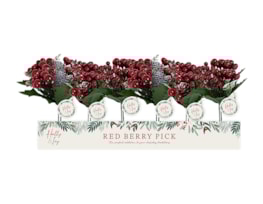 Wholesale Christmas Red Berry Pick CDU Wholesale Christmas Red Berry Pick CDU