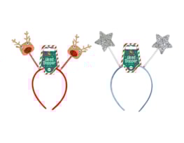 Wholesale Christmas Glitter Head Bopper | Bulk Buy Christmas Dress Up
