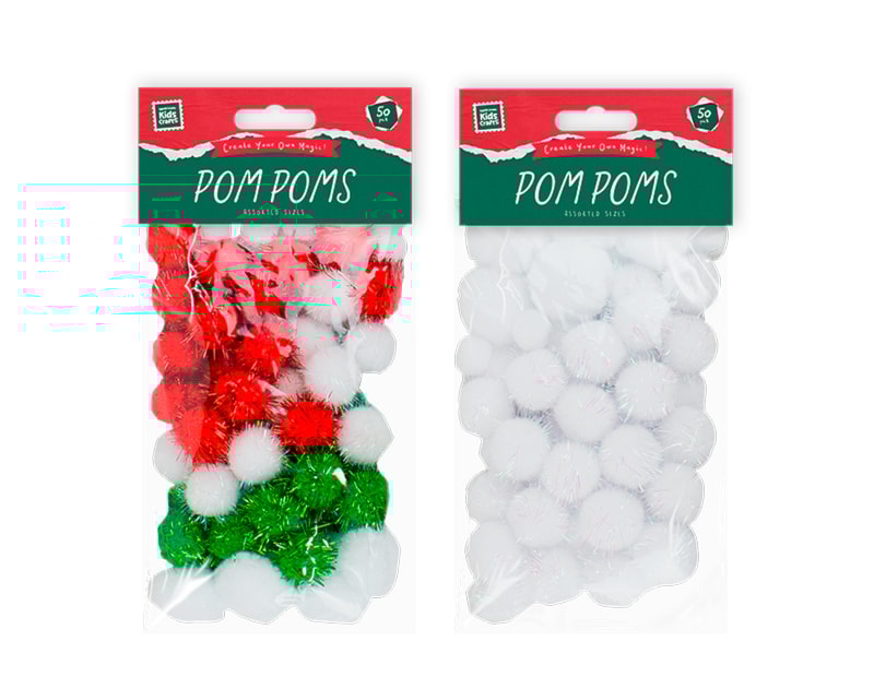 Wholesale Christmas Craft Pom Poms Wholesale Christmas Craft Pom Poms