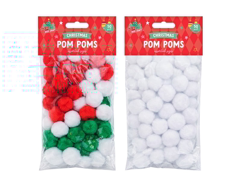 Wholesale Christmas Craft Pom Poms Wholesale Christmas Craft Pom Poms