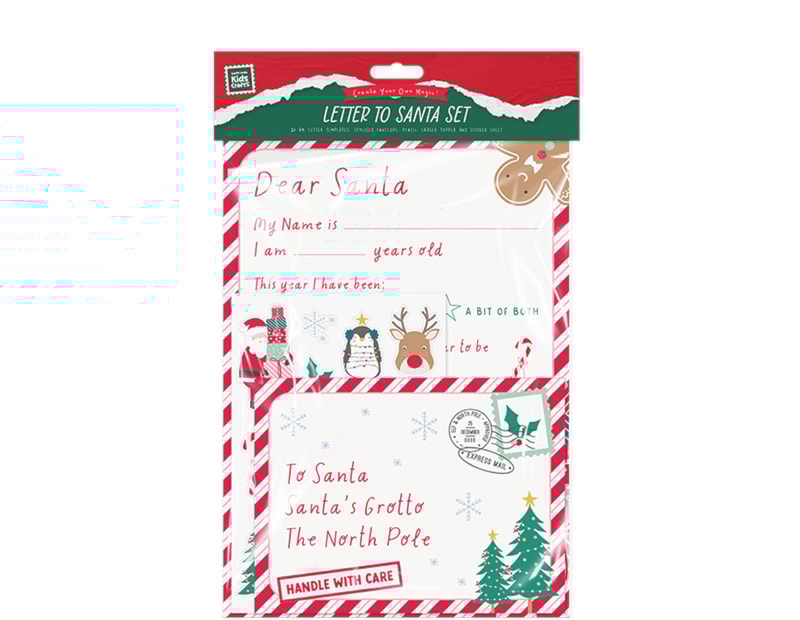 Wholesale Christmas Letter To Santa Pack Wholesale Christmas Letter To Santa Pack
