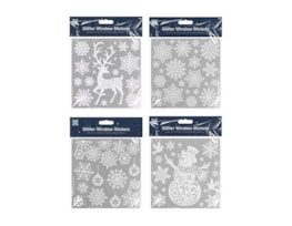 Wholesale Glitter Christmas Window Stickers | Bulk Buy Christmas Decorations Wholesale Glitter Christmas Window Stickers | Bulk Buy Christmas Decorations