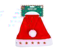 Wholesale Flashing Santa Hats | Bulk Buy Christmas Dress Up Wholesale Flashing Santa Hats | Bulk Buy Christmas Dress Up
