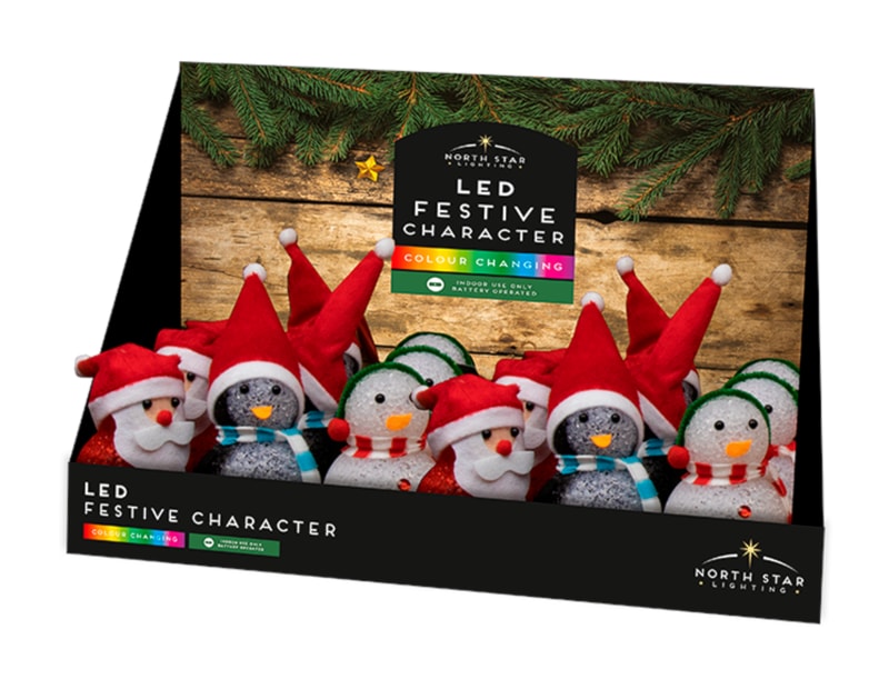 Wholesale Colour Changing LED Christmas Characters | Bulk Buy Christmas Ornament Wholesale Colour Changing LED Christmas Characters