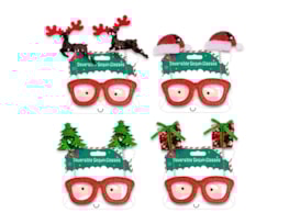 Wholesale Reversible Sequin Christmas Glasses | Bulk Buy Christmas Dress Up