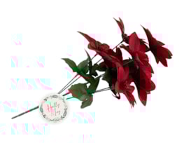 Wholesale Christmas Glittered Poinsettia Spray 45cm Bulk Buy Christmas Flowers Wholesale Christmas Glittered Poinsettia Spray 45cm Bulk Buy Christmas Flowers