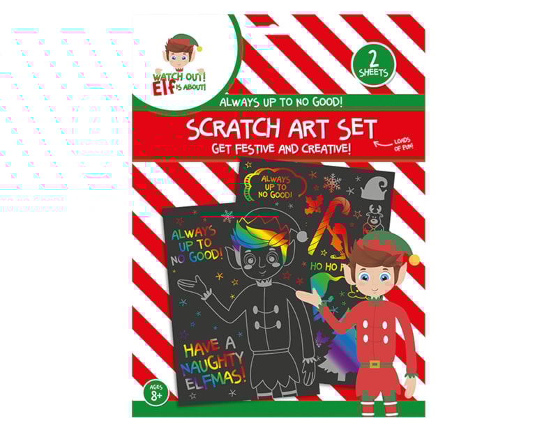Wholesale Elf Scratch Art Set Wholesale Elf Scratch Art Set