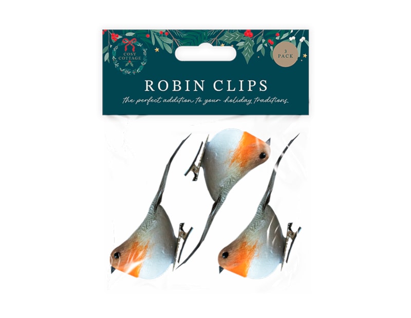 Wholesale Christmas Robin Clips Wholesale Christmas Robin Clips