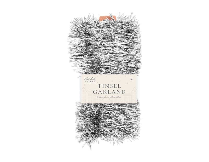 Wholesale Silver Tinsel Garlands Wholesale Silver Tinsel Garlands