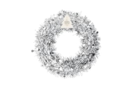 Wholesale Silver Tinsel Christmas Wreath Wholesale Silver Tinsel Christmas Wreath