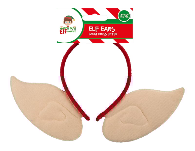 Wholesale Christmas Elf Ear Headband | Bulk Buy Christmas Dress Up Wholesale Christmas Elf Ear Headband