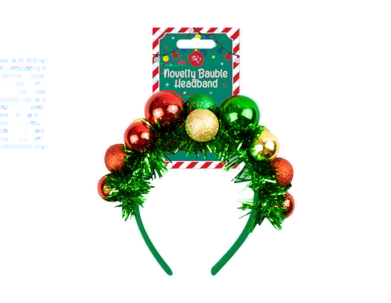 Wholesale Christmas Novelty Bauble Headband | Bulk Buy Christmas Dress Up Wholesale Christmas Novelty Bauble Headband | Bulk Buy Christmas Dress Up