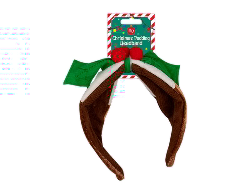 Wholesale Christmas Pudding Headband | Bulk Buy Christmas Dress Up Wholesale Christmas Pudding Headband | Bulk Buy Christmas Dress Up