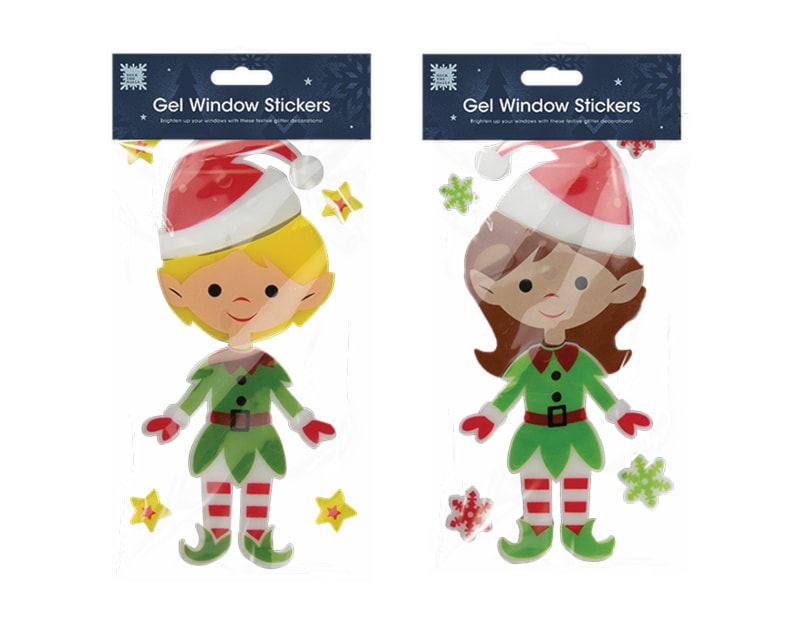 Wholesale Christmas Elf Gel Window Sticker | Bulk Buy Christmas Decorations Wholesale Christmas Elf Gel Window Sticker | Bulk Buy Christmas Decorations