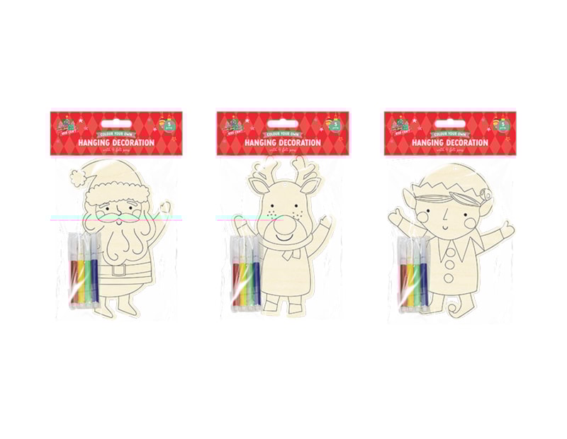 Wholesale Colour Your Own Hanging Decoration Wholesale Colour Your Own Hanging Decoration