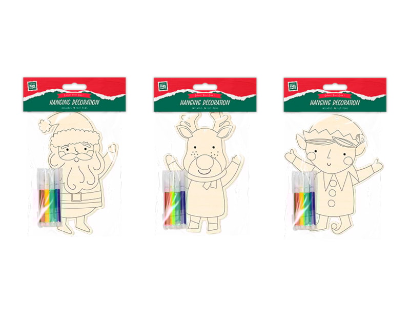 Wholesale Colour Your Own Hanging Decoration Wholesale Colour Your Own Hanging Decoration