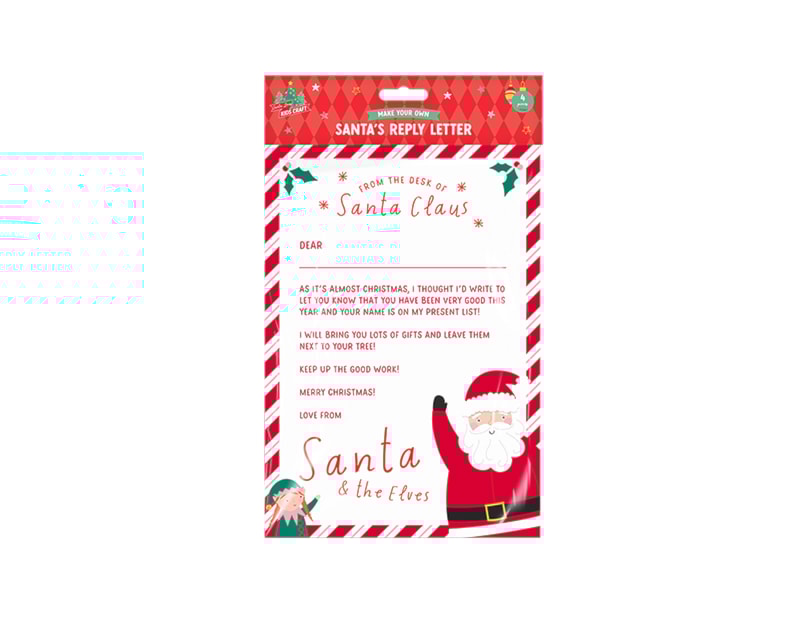 Wholesale Santa's Reply Letter Set Wholesale Santa's Reply Letter Set