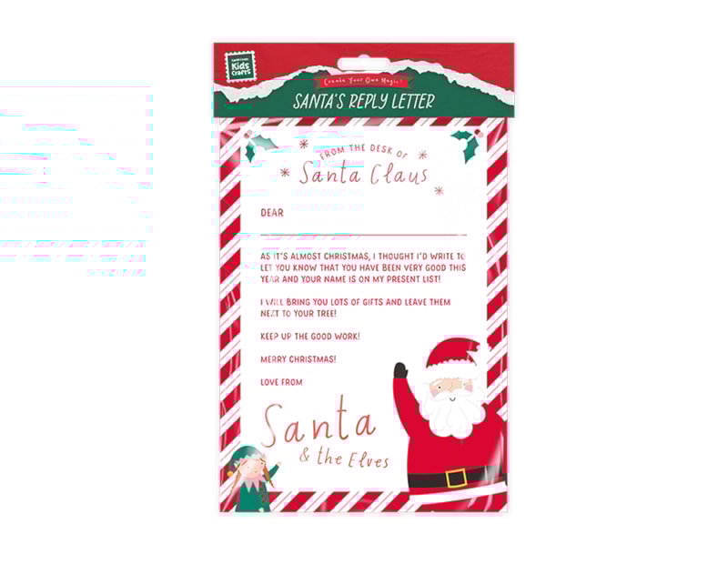 Wholesale Santa's Reply Letter Set Wholesale Santa's Reply Letter Set