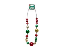 Wholesale Bauble Necklace | Bulk Buy Christmas Fancy Dress Wholesale Bauble Necklace