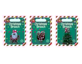Wholesale Xmas Brooch With Lights | Bulk Buy Christmas Novelties Wholesale Xmas Brooch With Lights