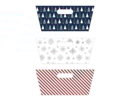 Wholesale Rectangle Printed Hamper Tray With Foil | wholesale christmas hampers