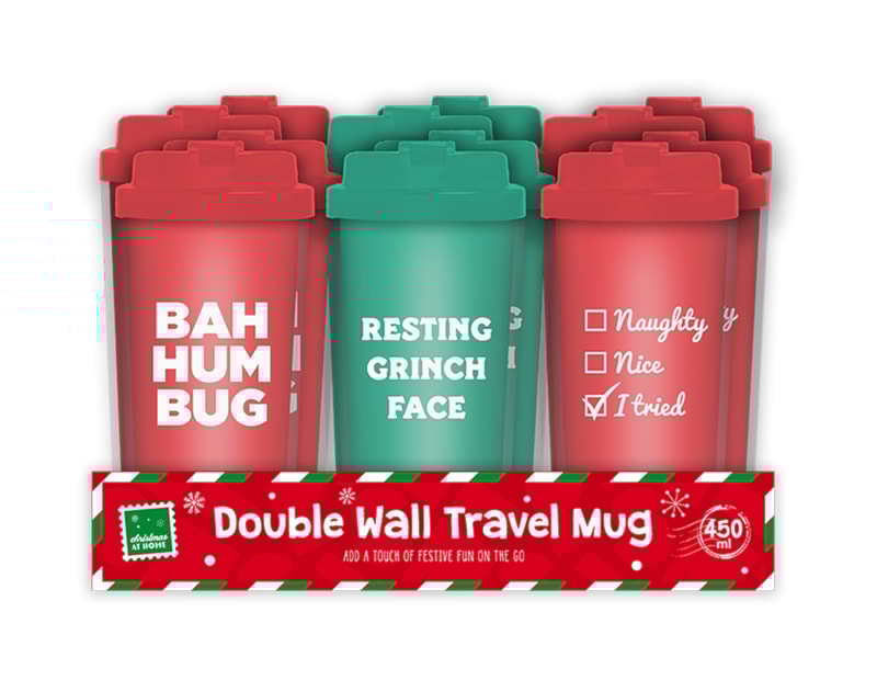 Wholesale Xmas Travel Cup | Bulk Buy Christmas Homeware Wholesale Xmas Travel Cup | Bulk Buy Christmas Homeware