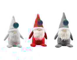 Wholesale Sequin Hat Gonk Plush | Bulk Buy Christmas Gonks Wholesale Sequin Hat Gonk Plush