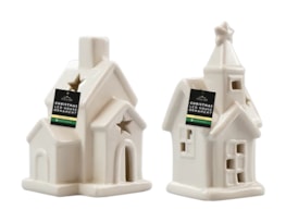 Wholesale Ceramic LED House Ornament | Bulk Buy Christmas Ornaments