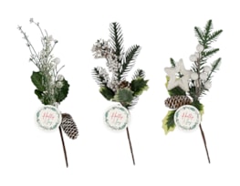 Wholesale Artificial Glittered Pine Cone Pick Wholesale Artificial Glittered Pine Cone Pick