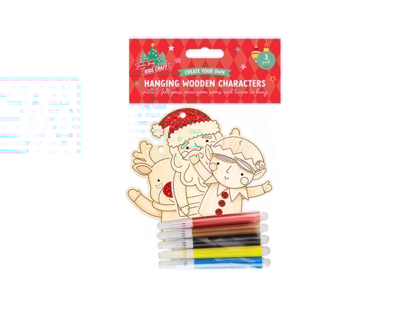 Wholesale Colour in wooden hanging characters Wholesale Colour in wooden hanging characters