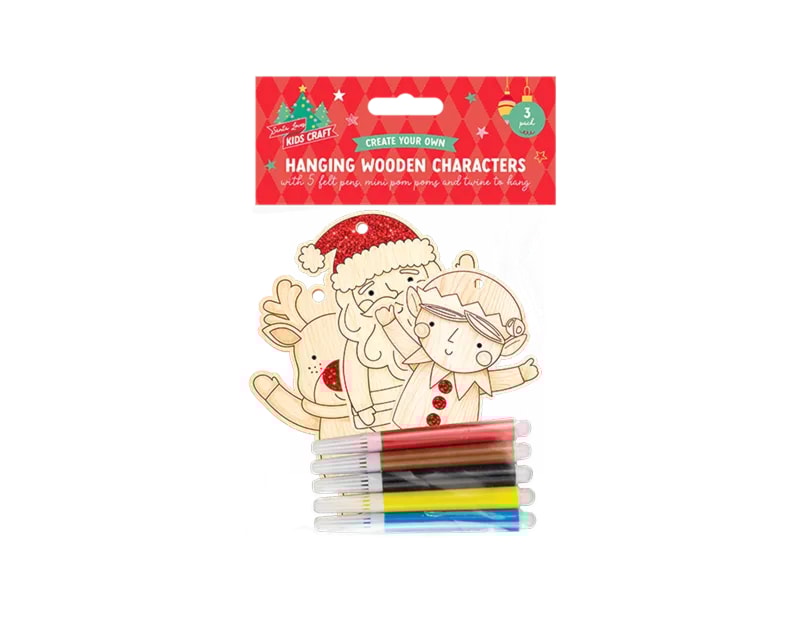 Wholesale Colour in wooden hanging characters Wholesale Colour in wooden hanging characters