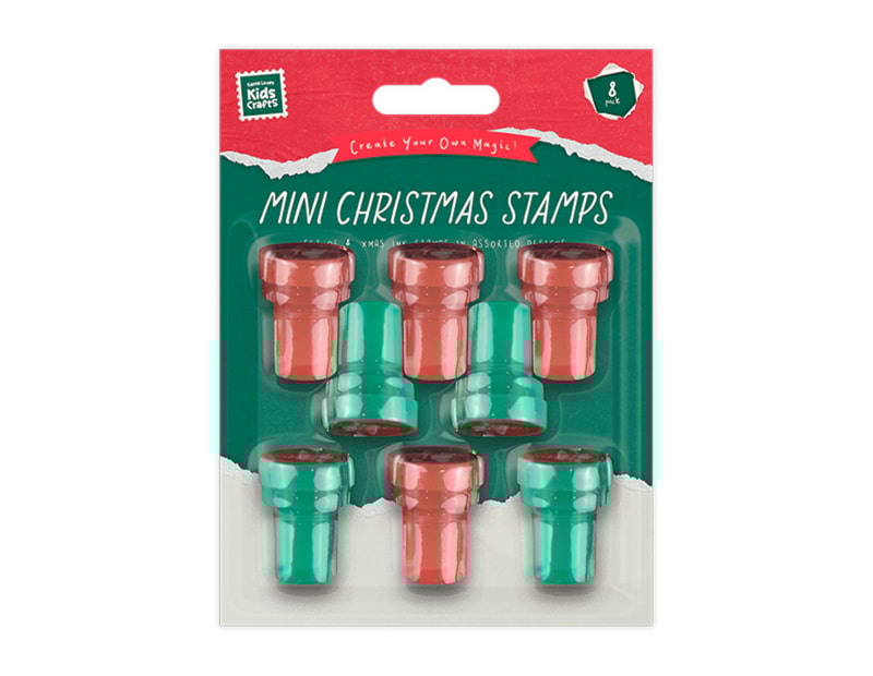 Wholesale Mini Christmas Stamps 8pk Wholesale Mini Christmas Stamps 8pk