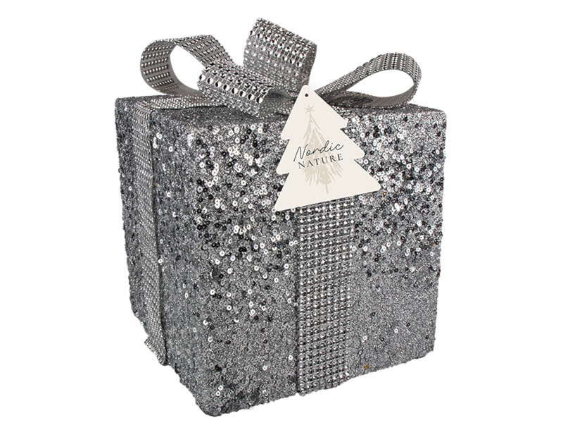 Wholesale Medium Glitter Gift Box Decoration | Bulk Buy Christmas Ornaments Wholesale Medium Glitter Gift Box Decoration | Bulk Buy Christmas Ornaments