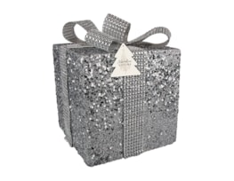 Wholesale Large Glitter Gift Box Decoration | Bulk Buy Christmas Ornaments Wholesale Large Glitter Gift Box Decoration