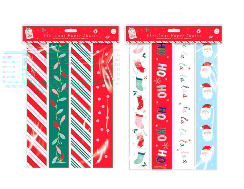 Wholesale Christmas paper chains 36pk Wholesale Christmas paper chains 36pk