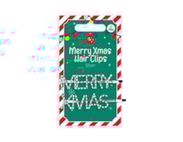 Wholesale Jewelled Merry Xmas Hair Slides | Bulk Buy Christmas Dress Up