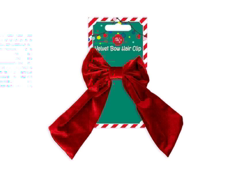Wholesale Velvet Hair Bow Clip | Bulk Buy Christmas Dress Up Wholesale Velvet Hair Bow Clip | Bulk Buy Christmas Dress Up