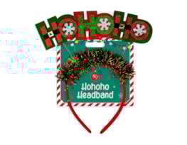 Wholesale Novelty Ho Ho Ho Head Boppers | Bulk Buy Christmas Dress Up
