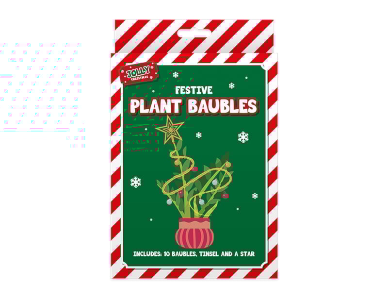 Wholesale Festive Plant Decoration Kit | Bulk Buy Christmas Novelties Wholesale Festive Plant Decoration Kit