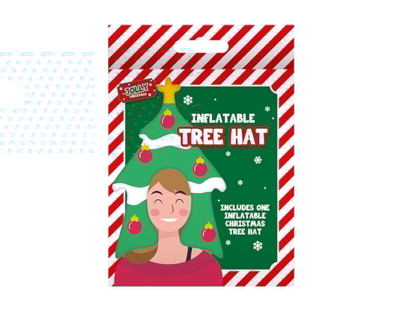Wholesale Inflatable Christmas Tree Hat | Bulk Buy Christmas Dress Up Wholesale Inflatable Christmas Tree Hat