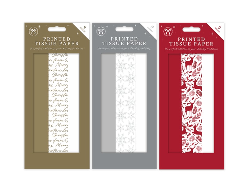Wholesale Tissue paper 9pk | Bulk Buy Christmas Gift Wrap Wholesale Tissue paper 9pk