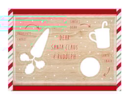 Wholesale Wooden 'Snacks For Santa' Board | Bulk Buy Christmas Homeware Wholesale Wooden 'Snacks For Santa' Board