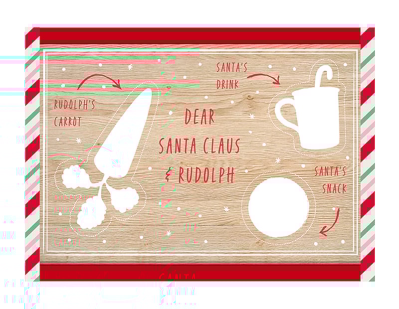 Wholesale Wooden 'Snacks For Santa' Board | Bulk Buy Christmas Homeware Wholesale Wooden 'Snacks For Santa' Board