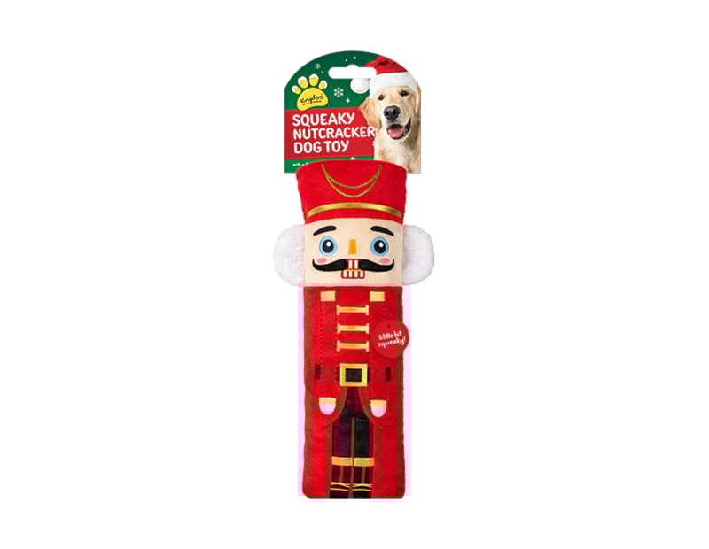 Wholesale Small Squeaking plush nutcracker | wholesale christmas dog toys Wholesale Small Squeaking plush nutcracker | wholesale christmas dog toys