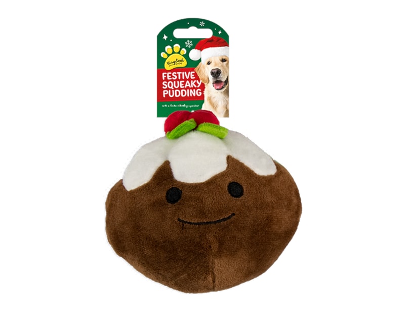 Wholesale Small squeaking Plush Christmas Pudding | wholesale christmas dog toys Wholesale Small squeaking Plush Christmas Pudding | wholesale christmas dog toys