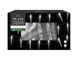Wholesale 40 LED ultra bright icicle lights outdoor christmas lights wholesale